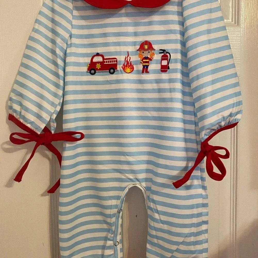 New Girl’s Fireman Romper